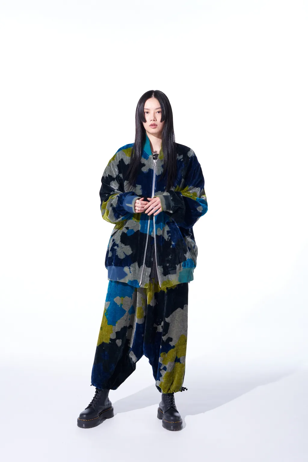 Tie-Dye Velvet Big Ma-1