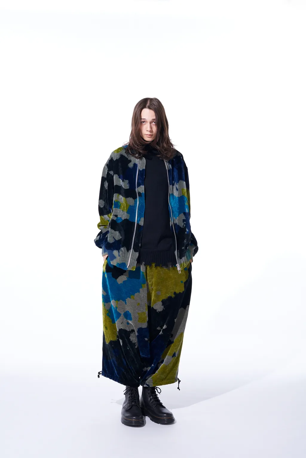 Tie-Dye Velvet Big Ma-1