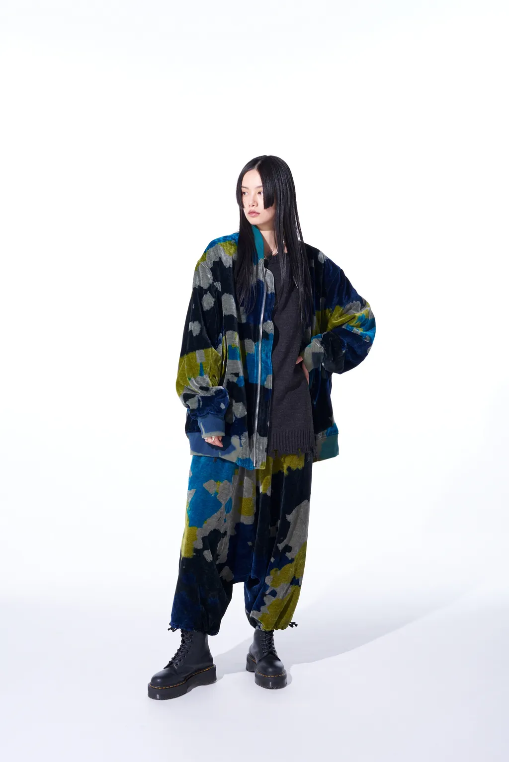 Tie-Dye Velvet Big Ma-1