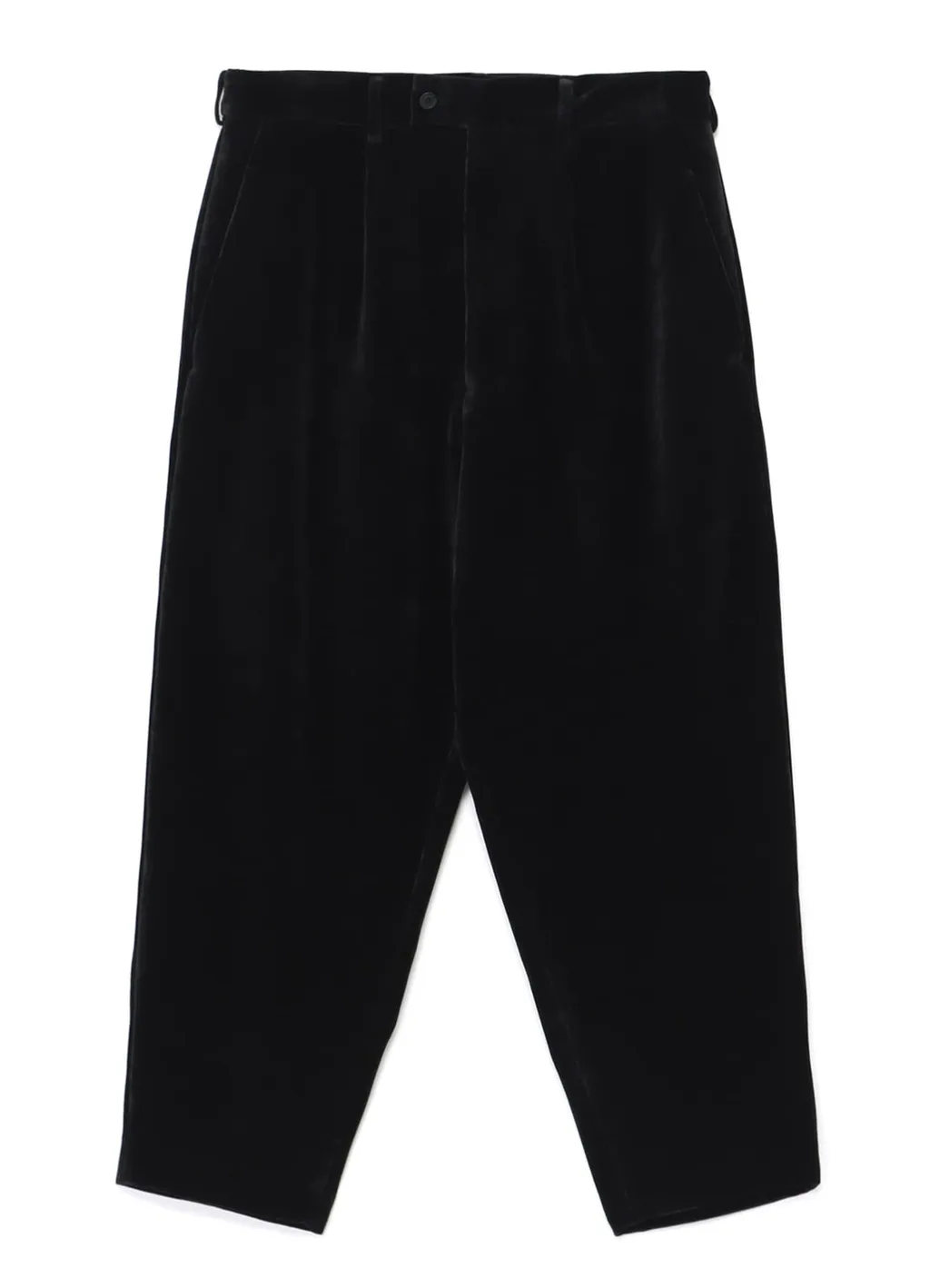 Velveteen 1-Tuck Tapered Pants