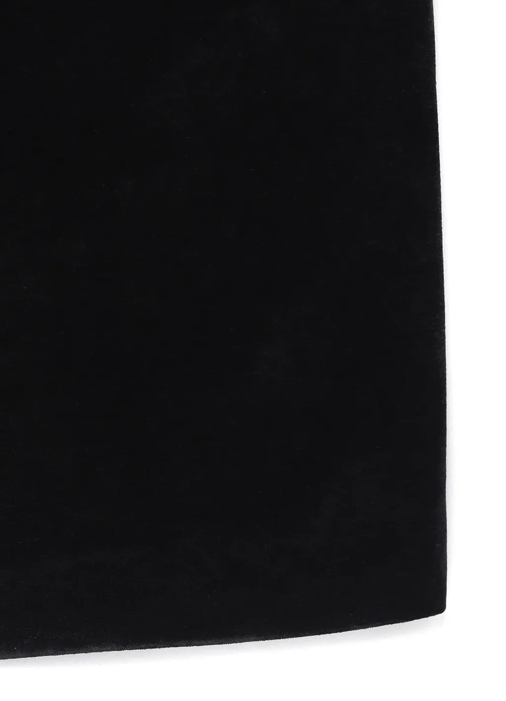 Velveteen Notched Lapel Long Jacket