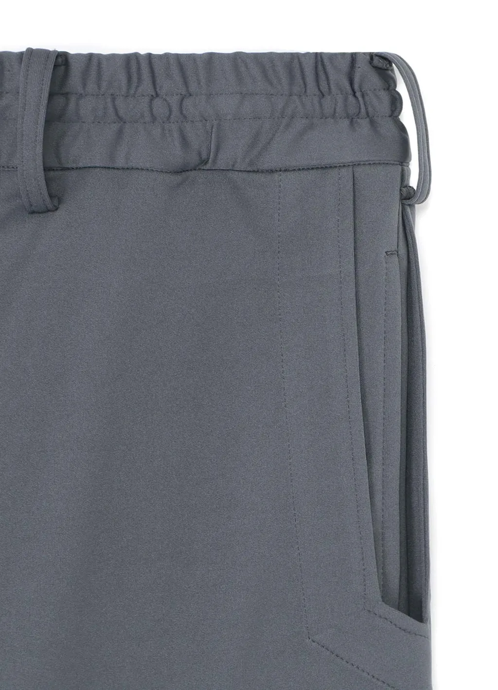 High-Gauge Polyester Smooth Jersey Layered Pants