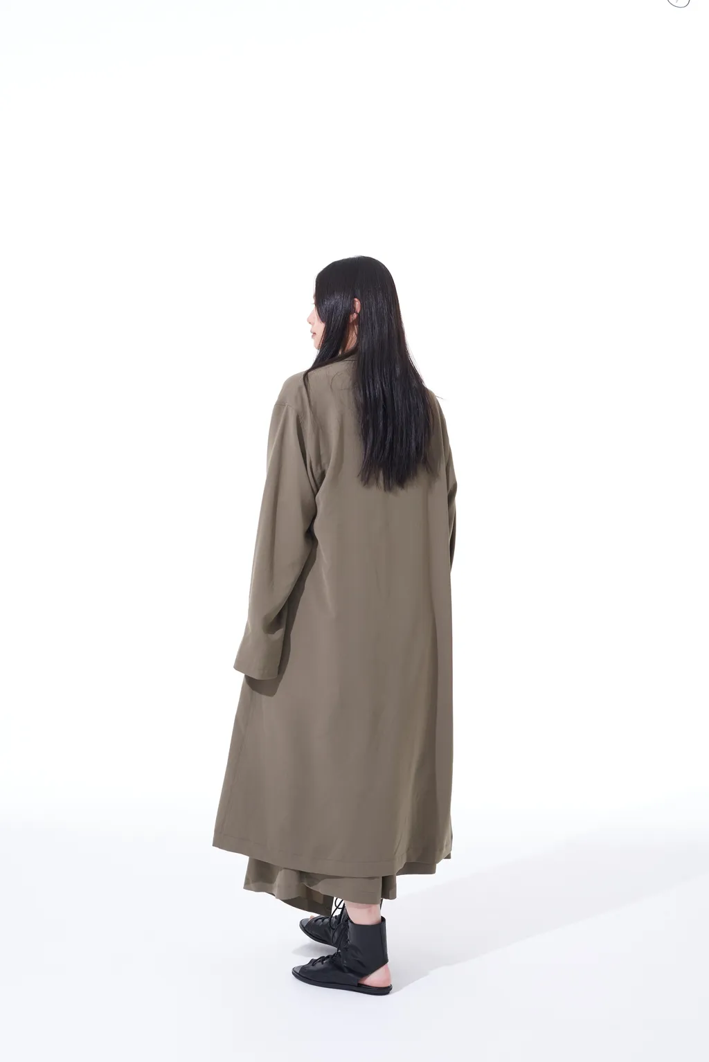 Polyester Washer Twill Wrap Dress