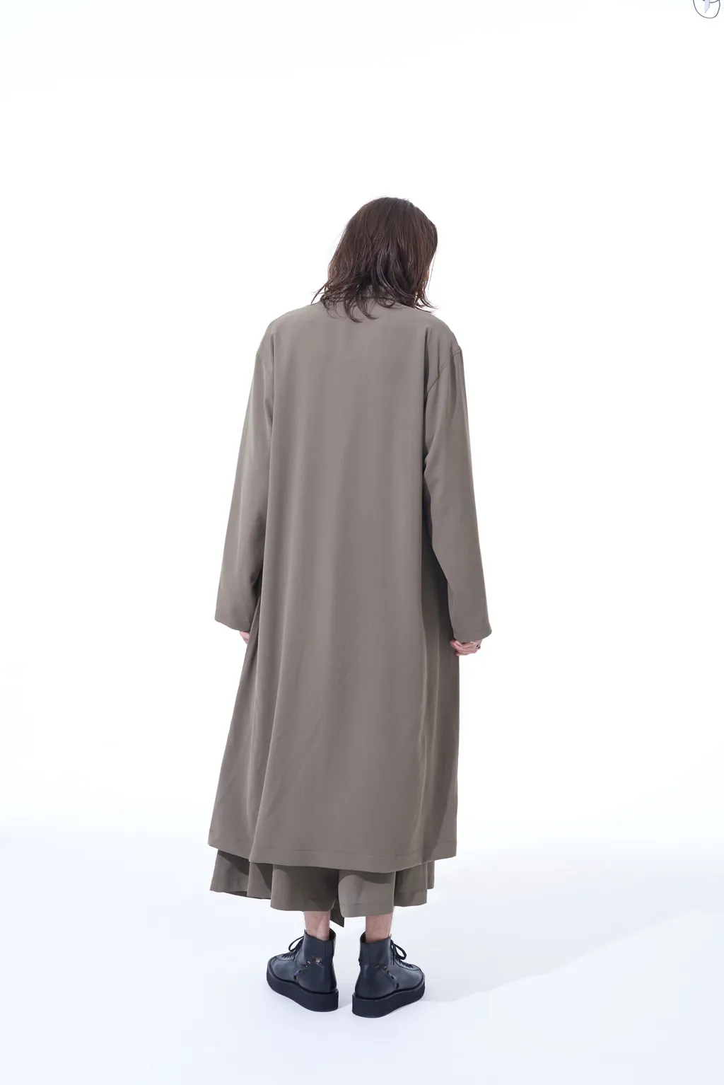Polyester Washer Twill Wrap Dress