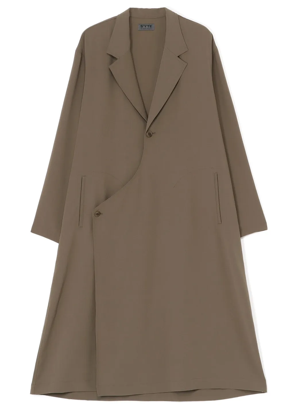 Polyester Washer Twill Wrap Dress