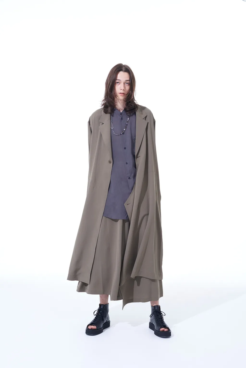 Polyester Washer Twill Wrap Dress