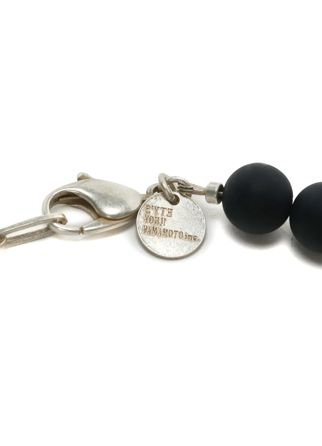 Crystal + Black Beads Necklace