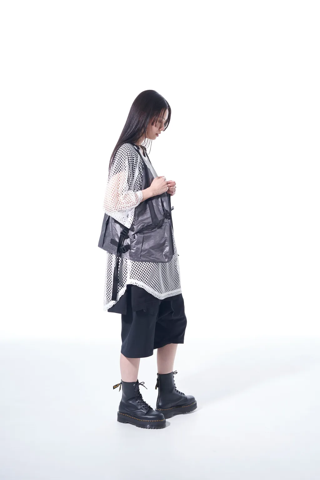 Pe/Ny Water Repellent Taffeta Multi-Pocket Tech Vest