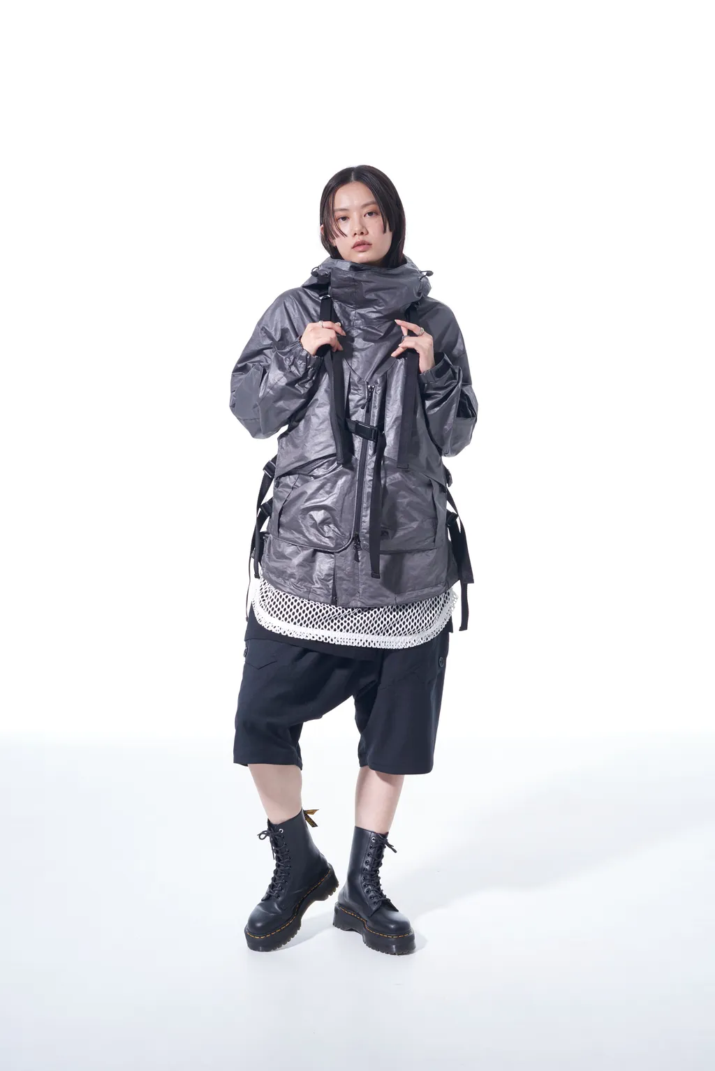 Pe/Ny Water Repellent Taffeta Multi-Pocket Tech Vest