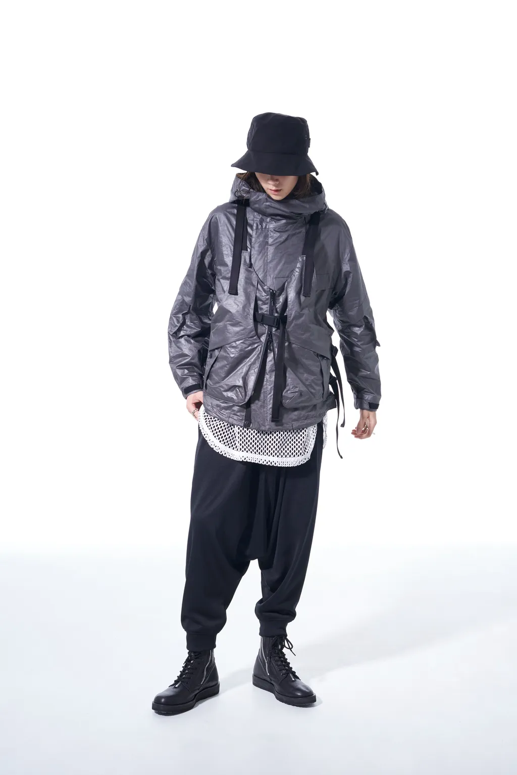 Pe/Ny Water Repellent Taffeta Multi-Pocket Tech Vest