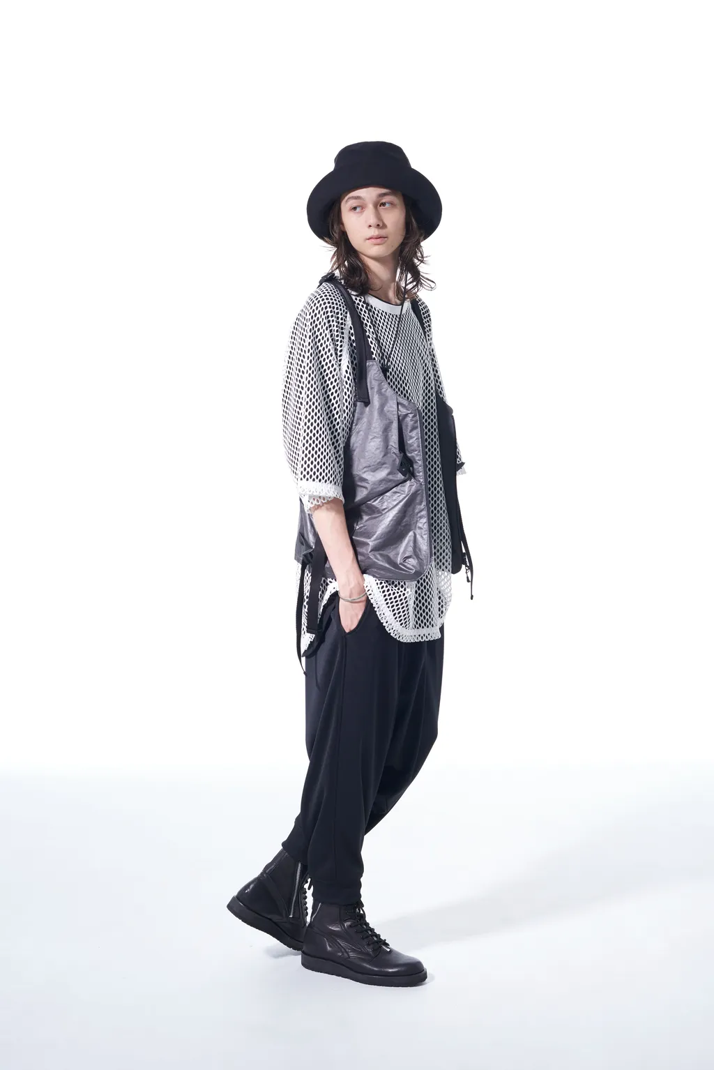 Pe/Ny Water Repellent Taffeta Multi-Pocket Tech Vest