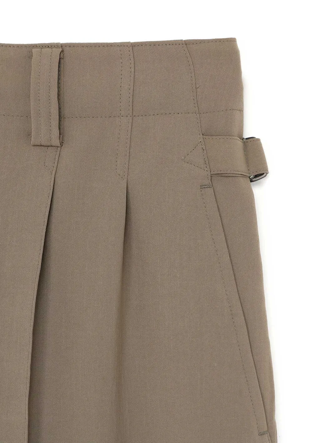 Polyester Washer Twill Button-Up Shorts