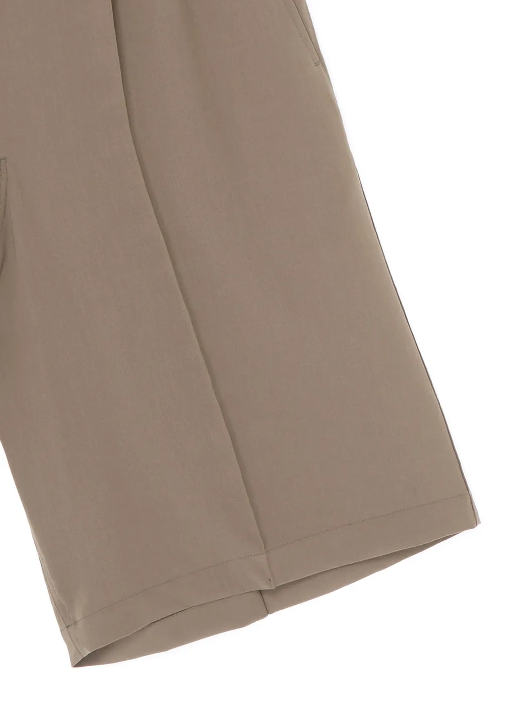 Polyester Washer Twill Button-Up Shorts
