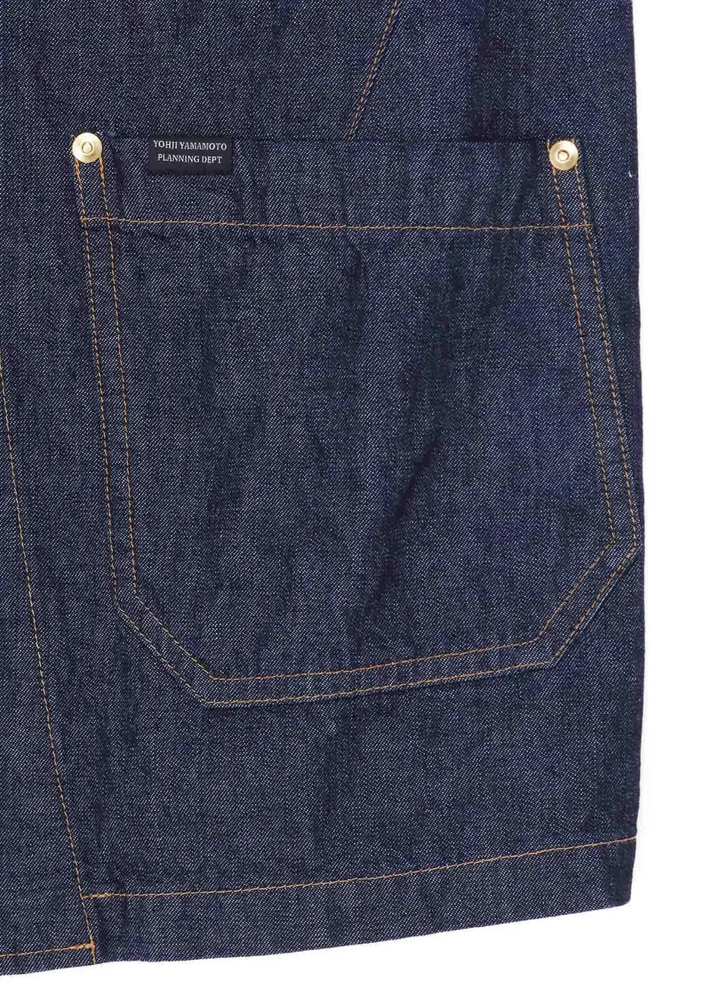 10 Oz Denim Stand Collar Coveralls Jacket