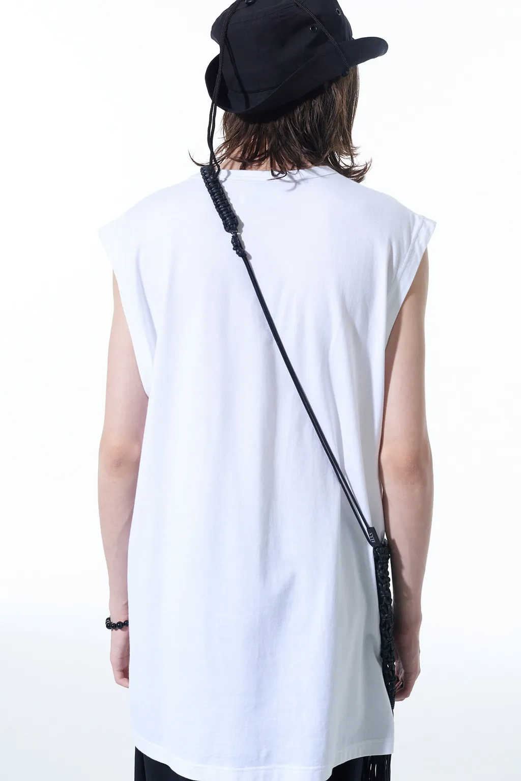 Acrylic Cord Macram_ Mini Pochette