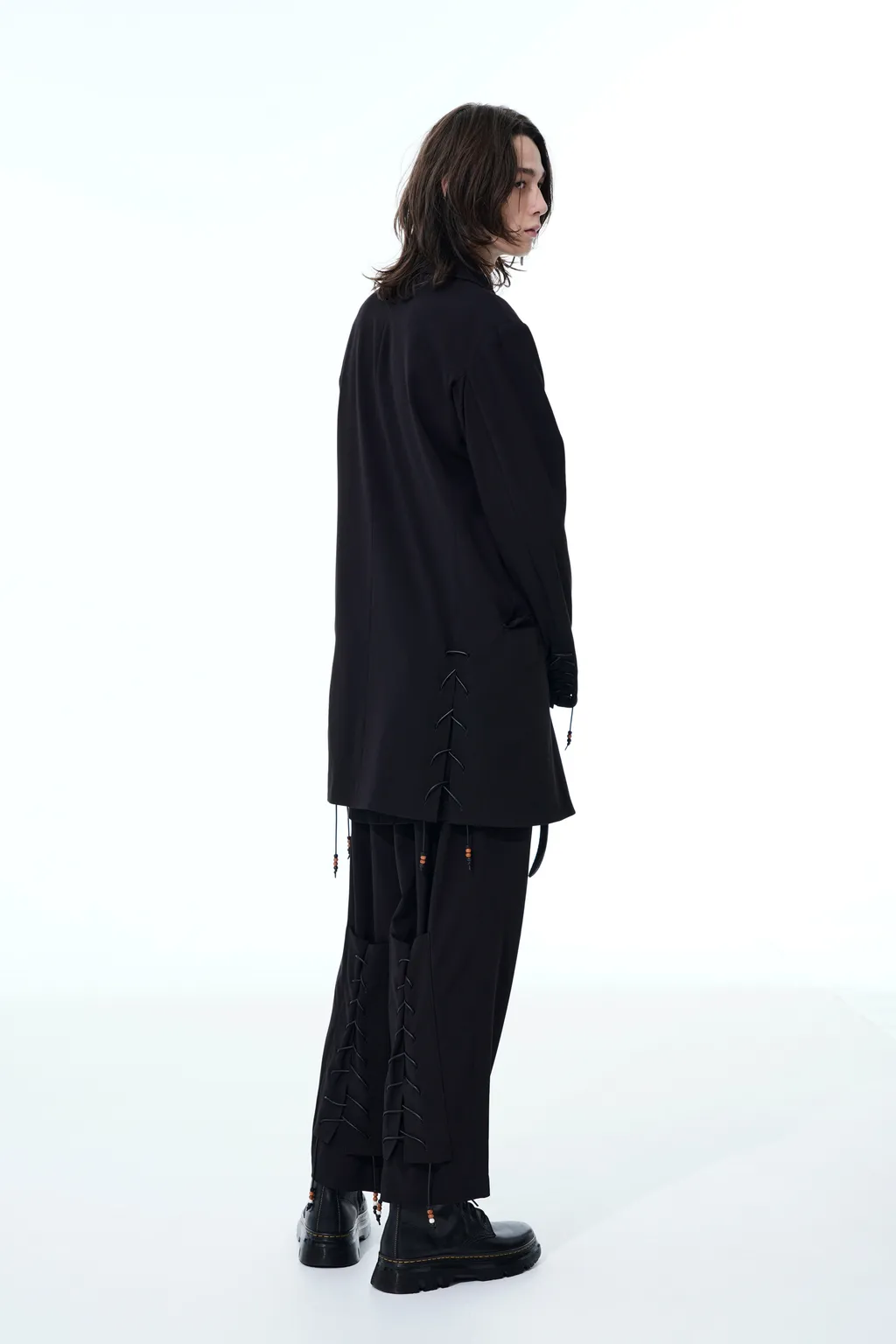 Pe/Ry Gabardine Stretch Beaded Pants
