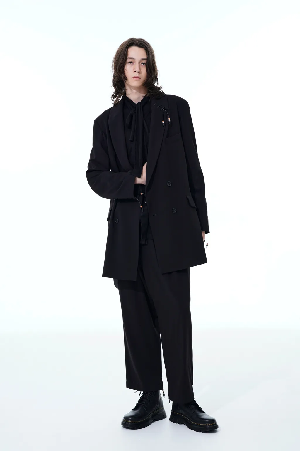 Pe/Ry Gabardine Stretch Beaded Pants