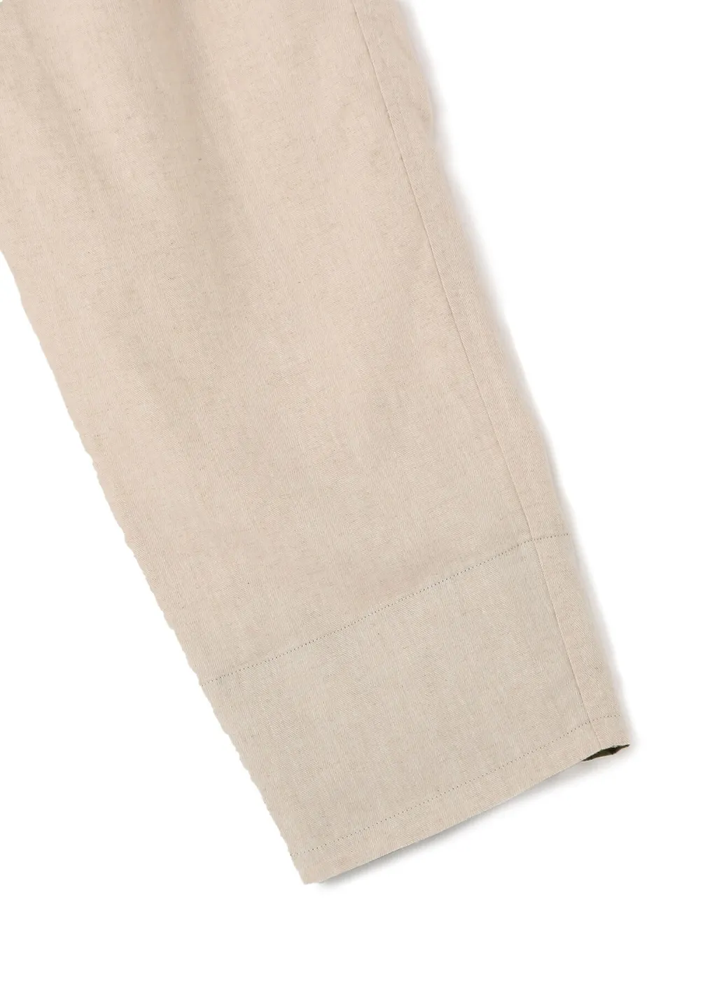Li/C Washer Twill Tie Dye 2-Tuck Tapered Belt Pants