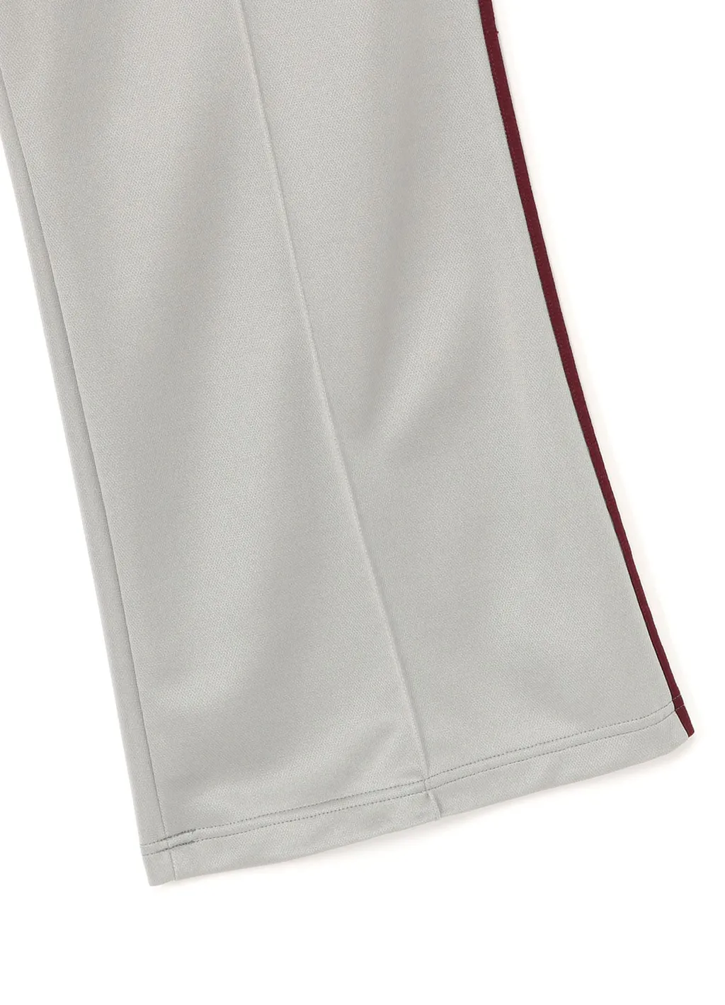 Pe/Smooth Jersey Geometric Pattern Embroidery Side Tape Line Flare Pants