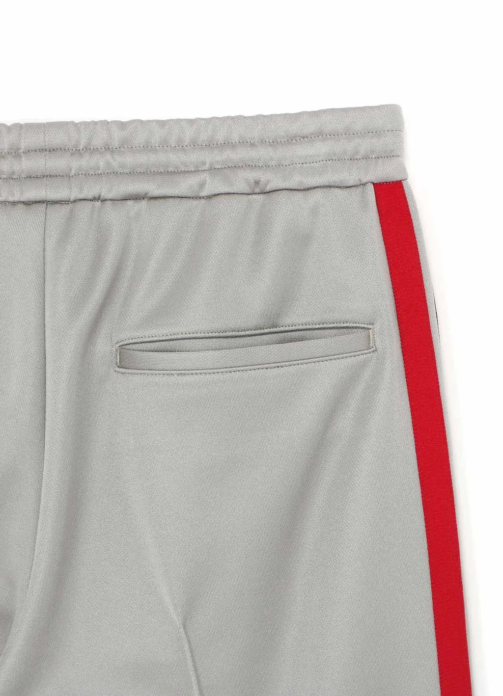 Pe/Smooth Jersey Geometric Pattern Embroidery Side Tape Line Flare Pants