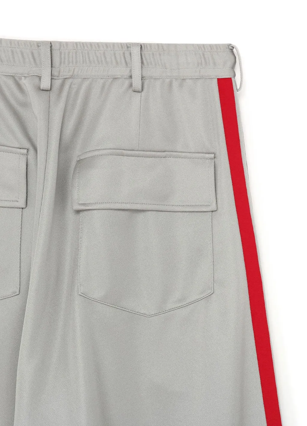 Pe/Smooth Jersey Geometric Pattern Embroidery Side Tape Line Sarouel Rib Pants