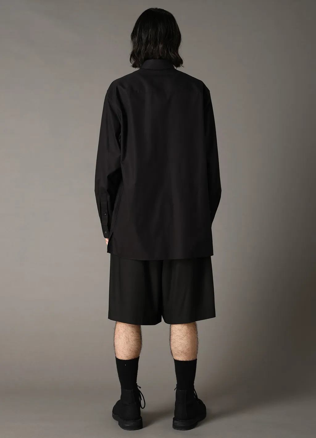 Cotton Broad Double-Layer Collar Shirt
