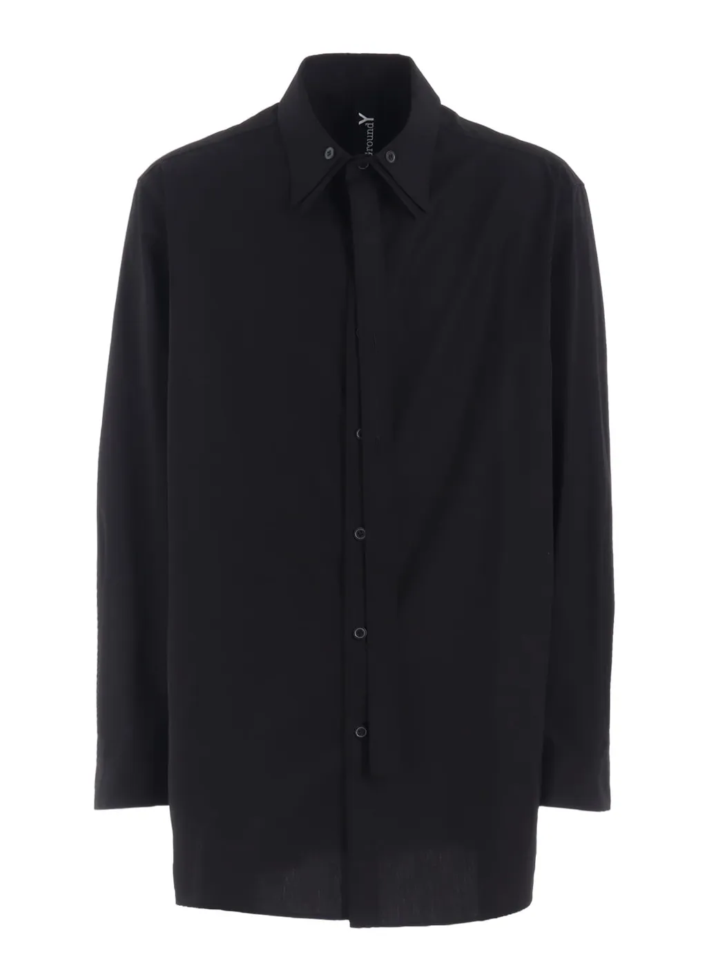 Cotton Broad Double-Layer Collar Shirt