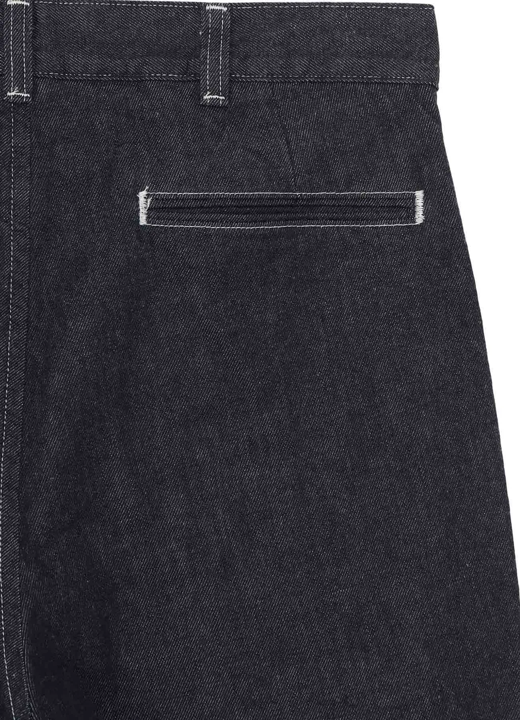 Ground Y×Edwin 11Oz Indigo Denim Wide-Tuck Pants With Tab Detail