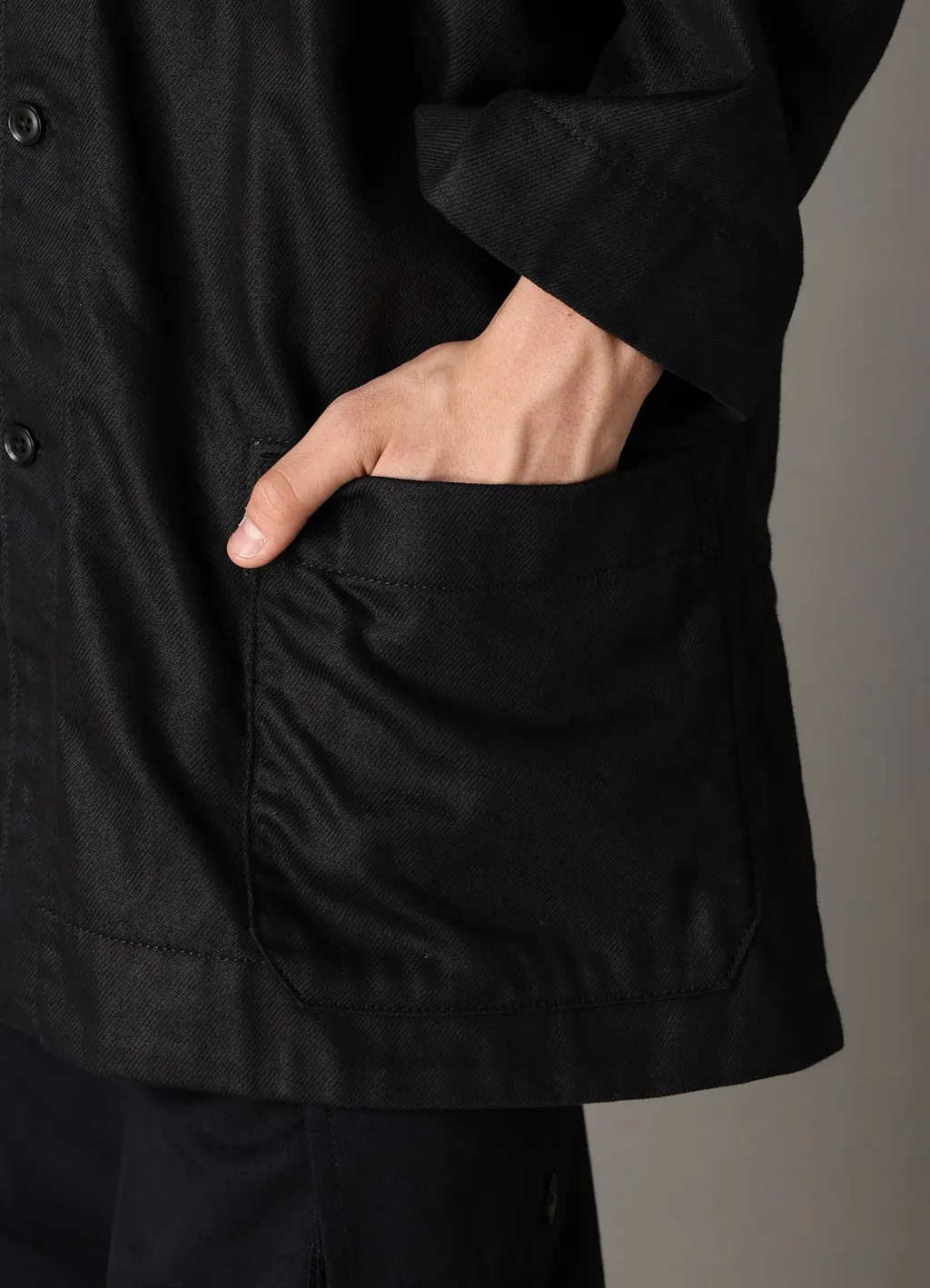 Ground Y×Edwin 9Oz Black Twill China Jacket