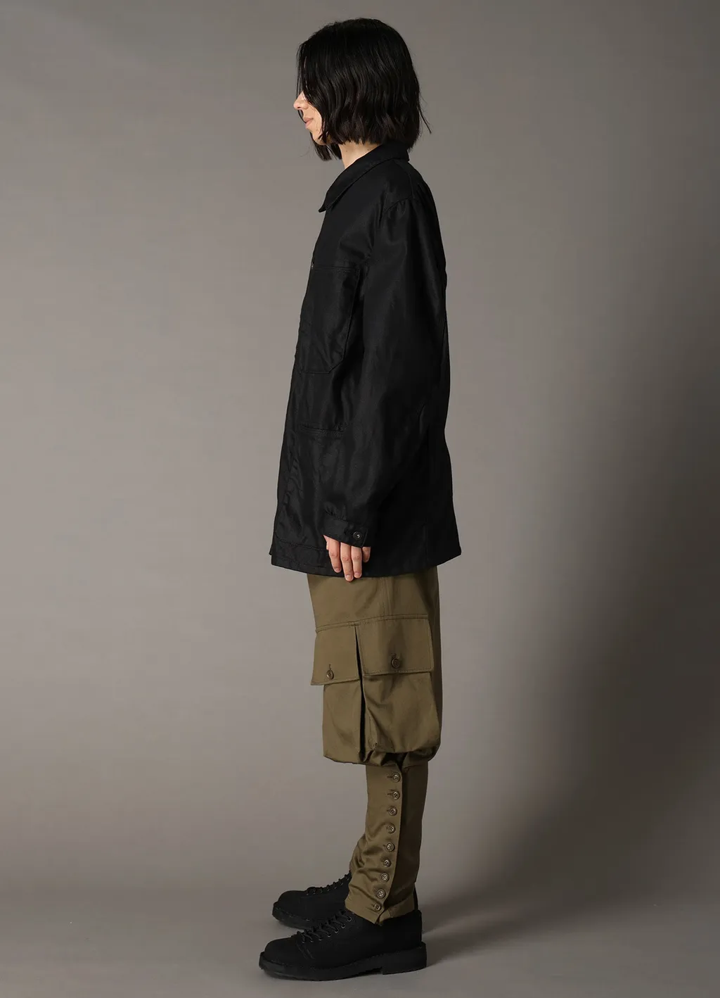 Ground Y×Edwin 9Oz Black Twill Coverall