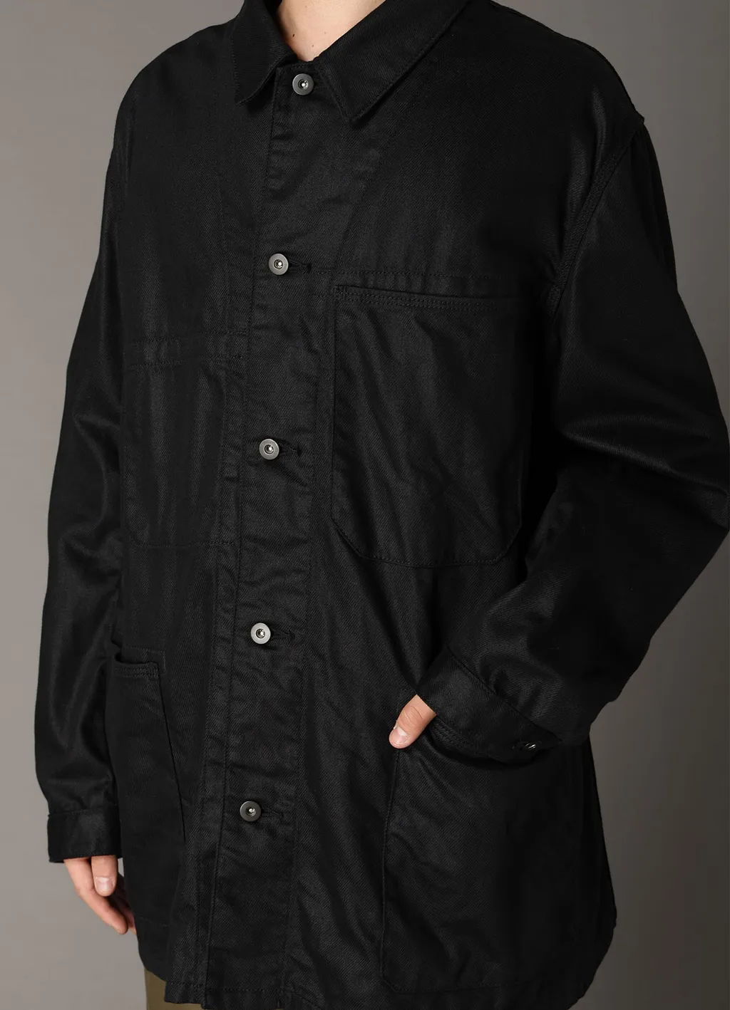 Ground Y×Edwin 9Oz Black Twill Coverall