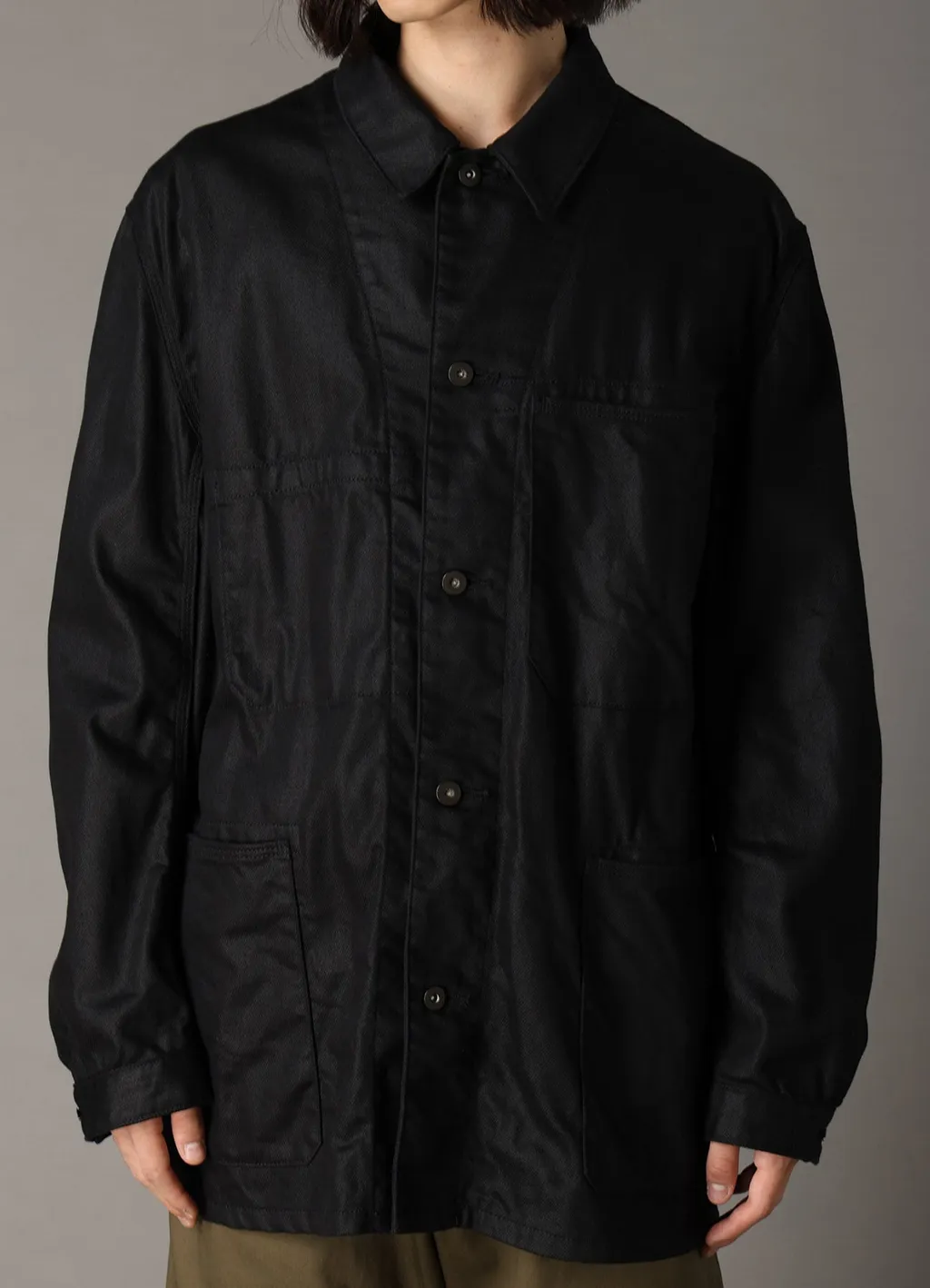 Ground Y×Edwin 9Oz Black Twill Coverall