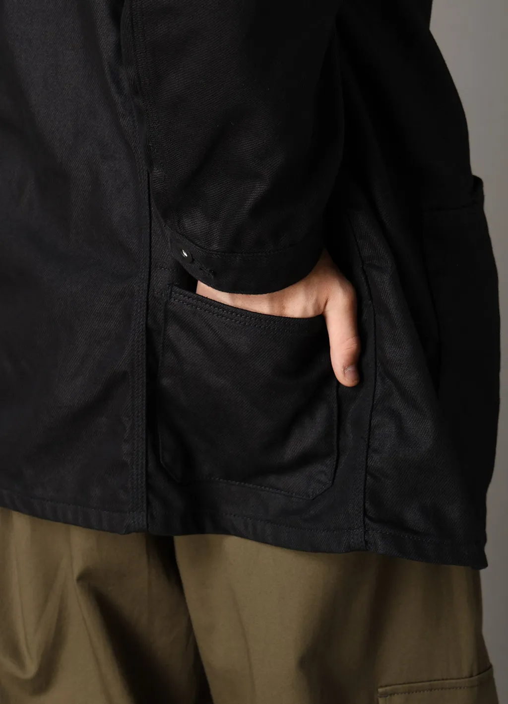 Ground Y×Edwin 9Oz Black Twill Coverall