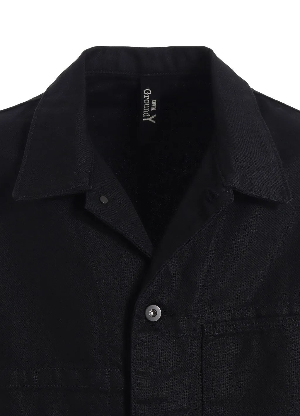 Ground Y×Edwin 9Oz Black Twill Coverall