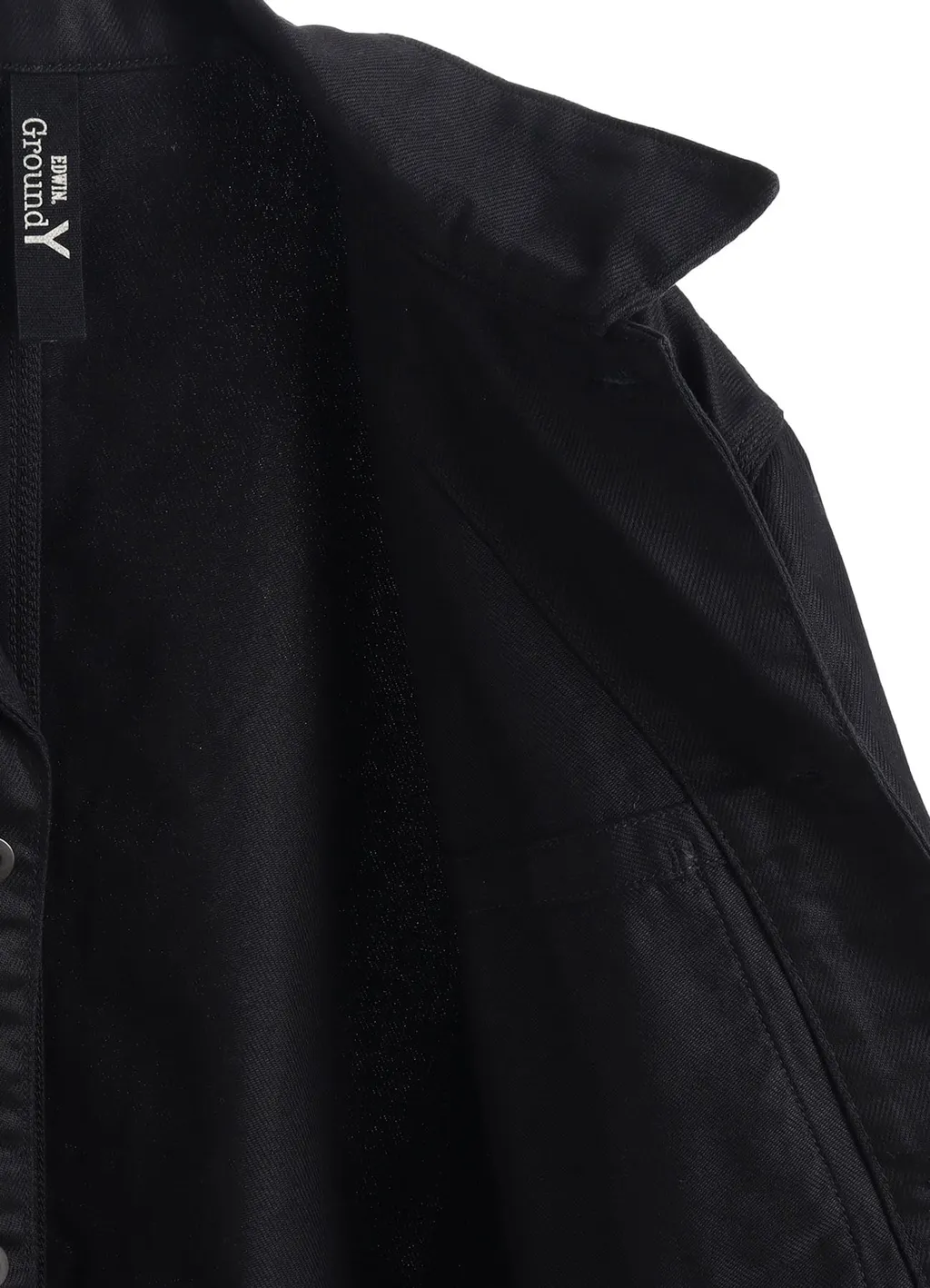 Ground Y×Edwin 9Oz Black Twill Coverall