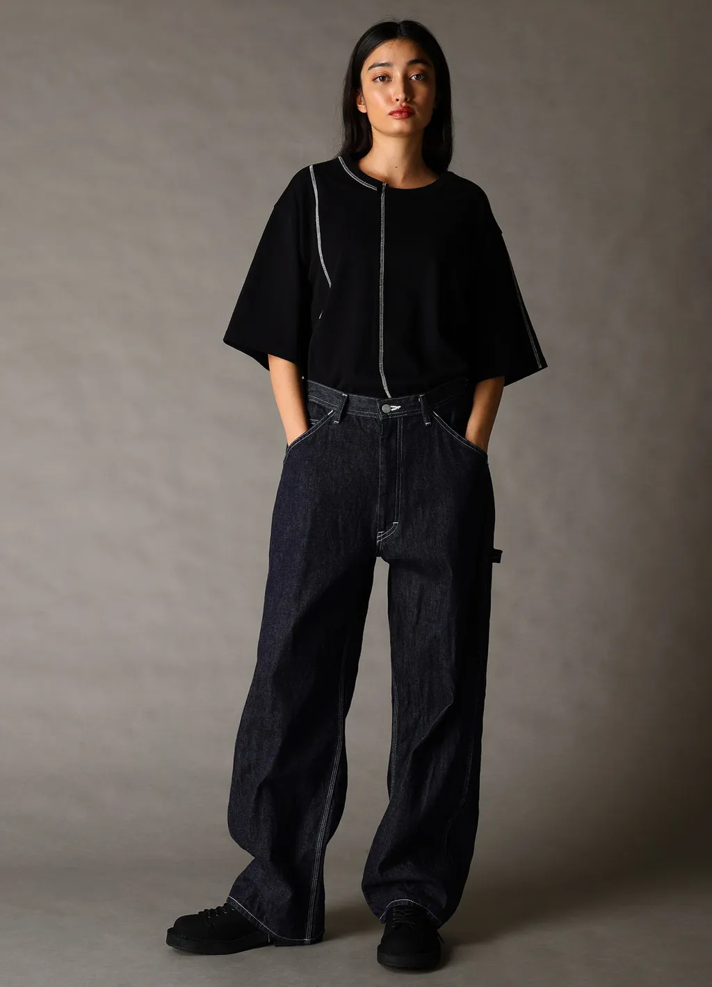 Ground Y×Edwin 11Oz Indigo Denim Painter Pants