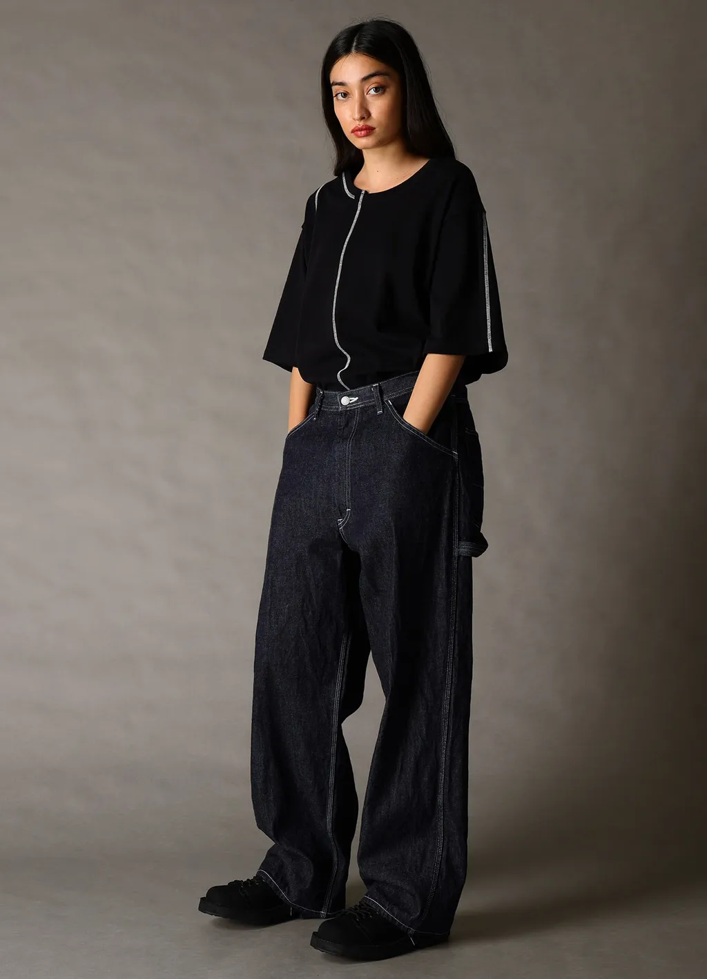 Ground Y×Edwin 11Oz Indigo Denim Painter Pants