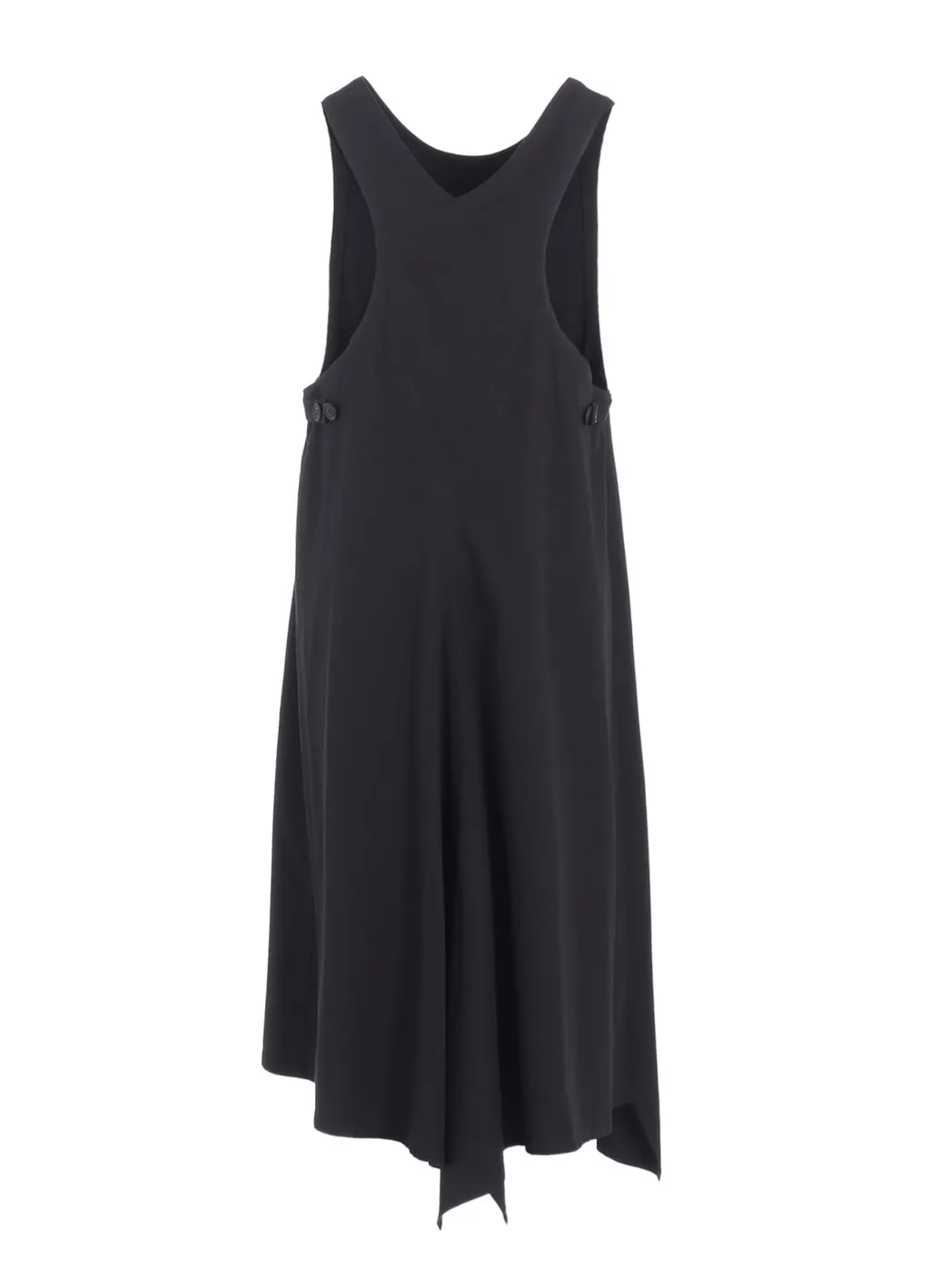 Cotton Twill Back Crossed Pullover Dress