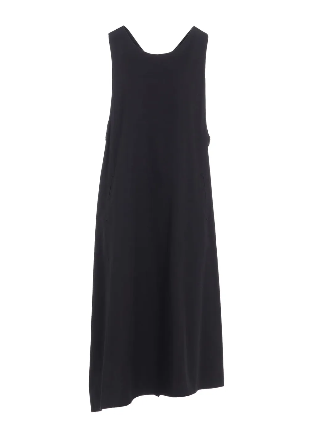 Cotton Twill Back Crossed Pullover Dress