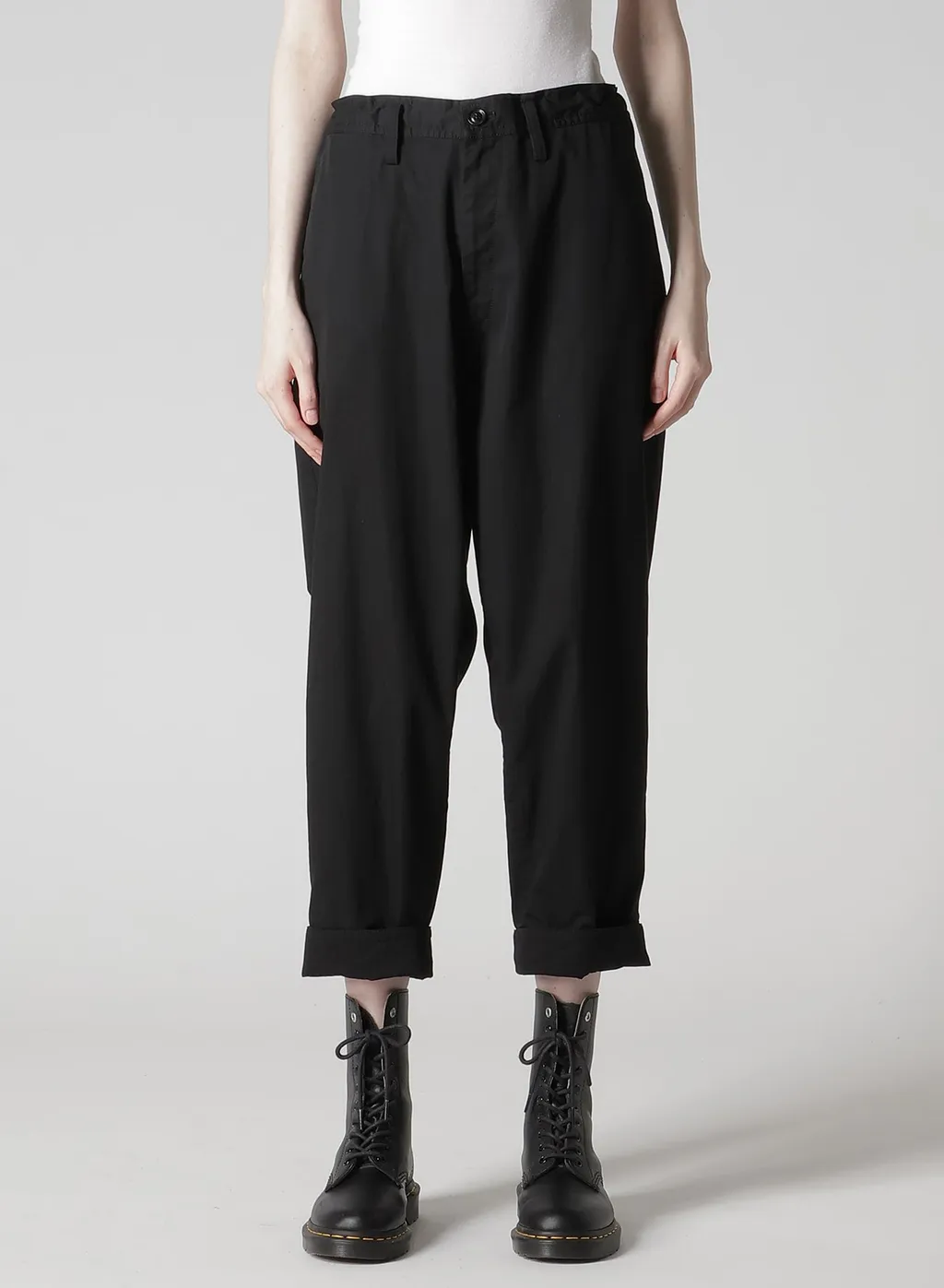 Cotton Twill Semi-Wide China Pants