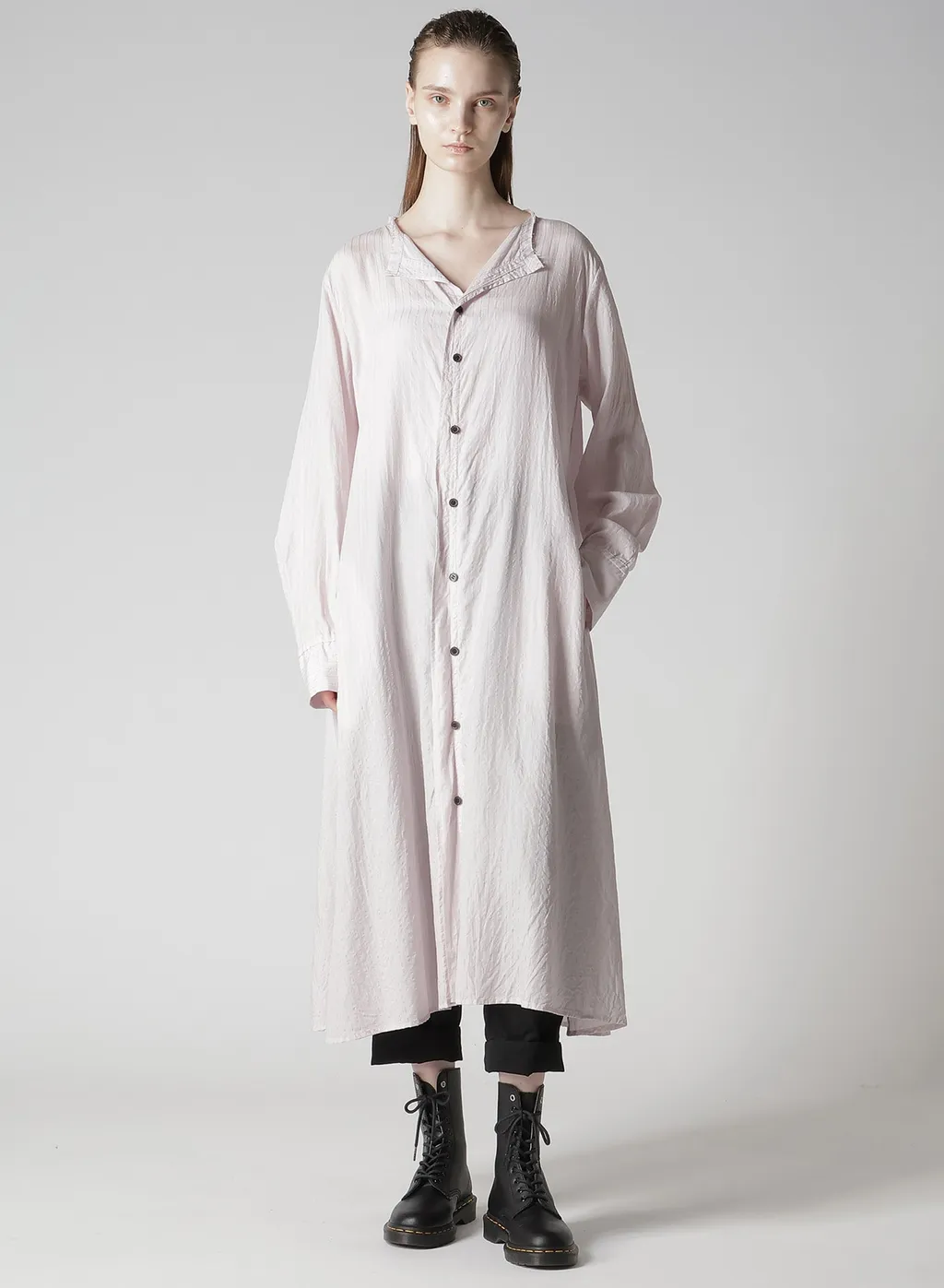 Cotton Twill Semi-Wide China Pants