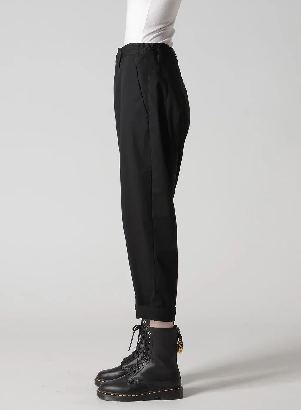 Cotton Twill Semi-Wide China Pants