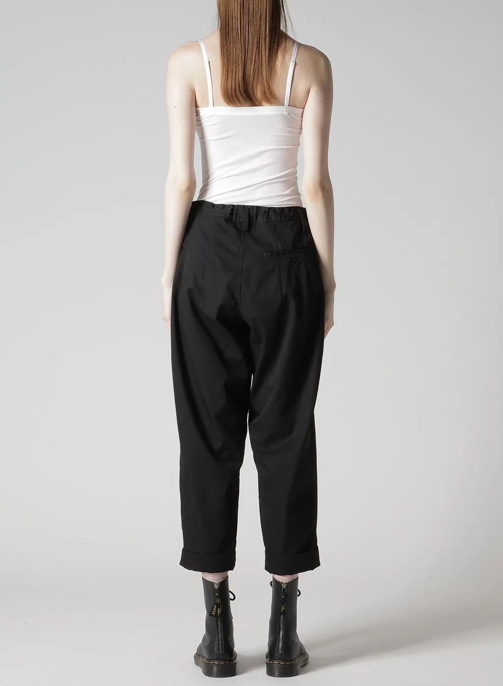 Cotton Twill Semi-Wide China Pants
