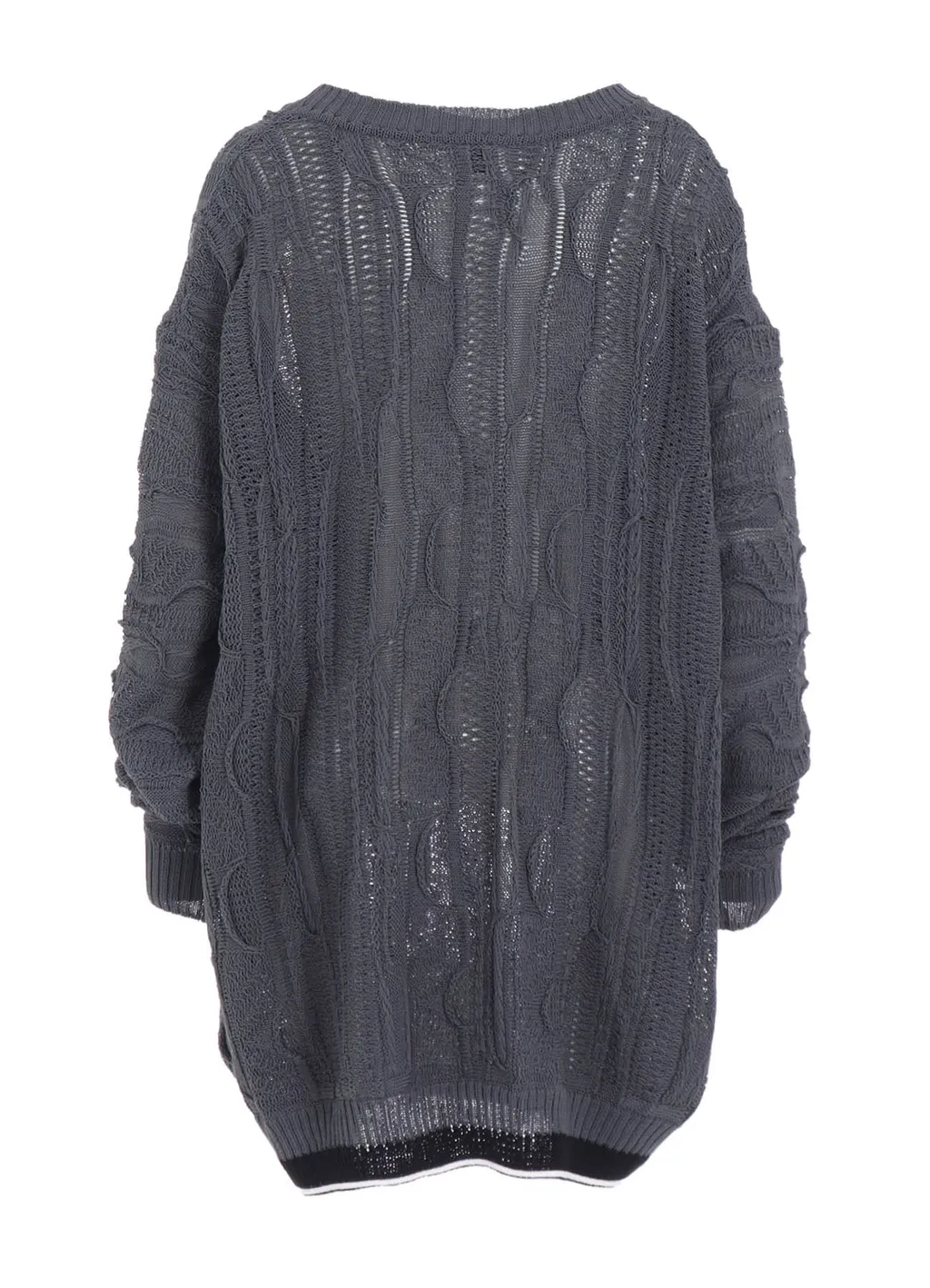 3D Cable Knit Big Pullover
