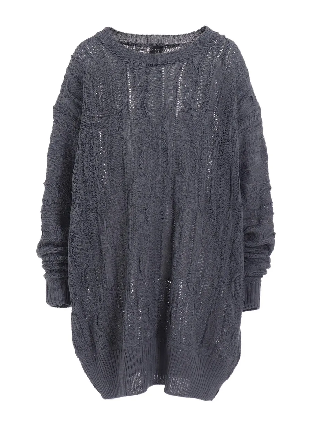 3D Cable Knit Big Pullover