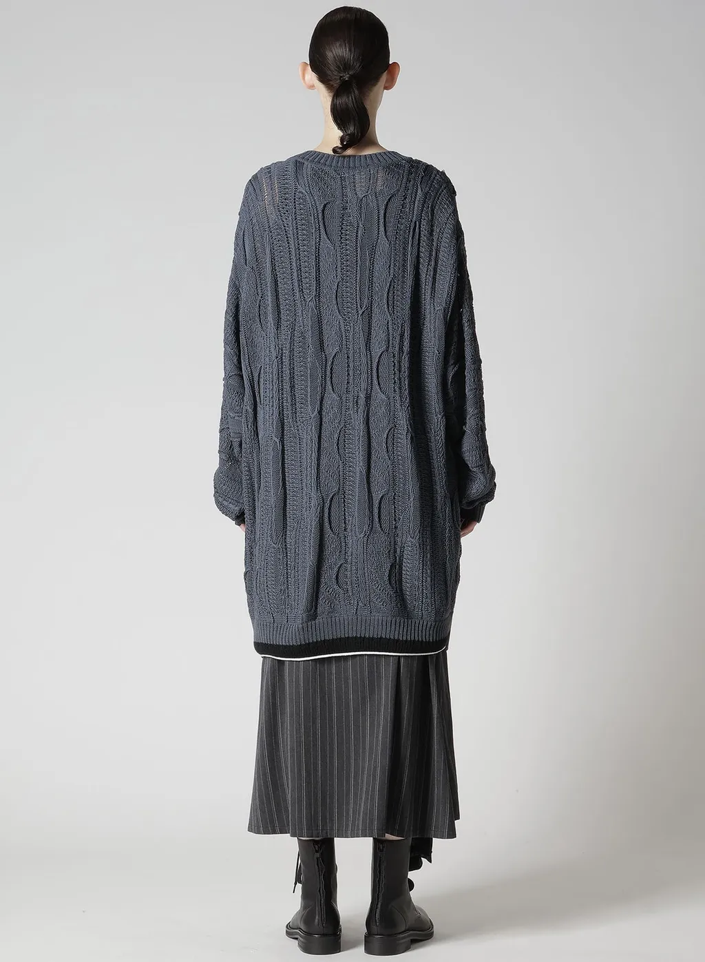 3D Cable Knit Big Pullover