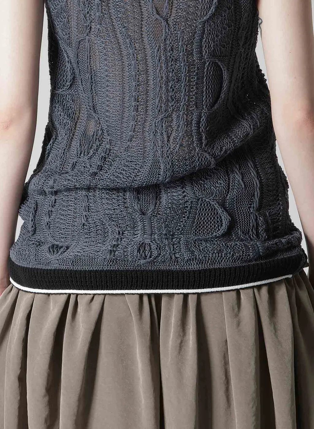 3D Cable Knit Tanktop