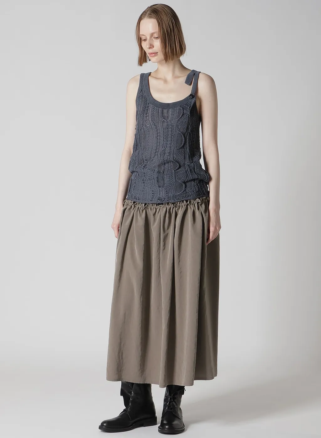 3D Cable Knit Tanktop