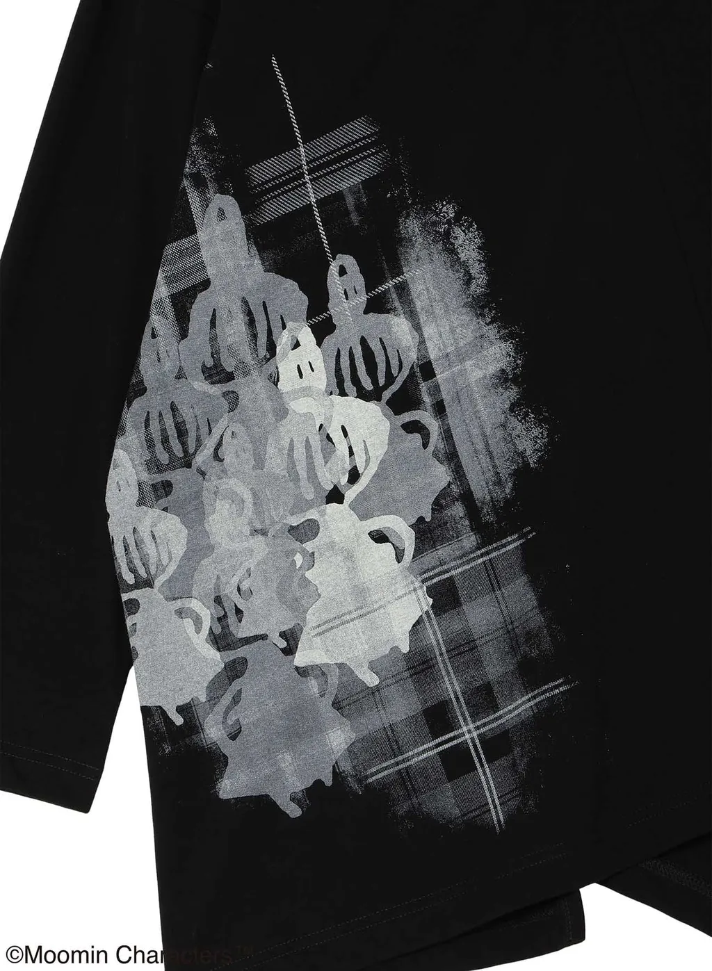 Moomin × A Part Of Me. | Y’S Shadow Print Tee Little My
