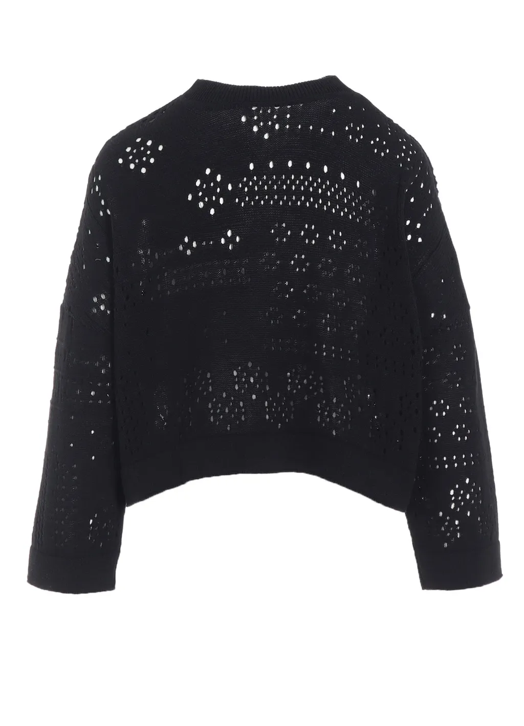 Patchwork Lace Cropped Cardigan
